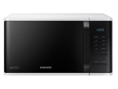 Samsung Forno A Microonde 23Lt 800W Nero/Bianco Ms23K3513Aw Schermo Led