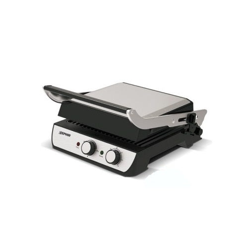 Zephir Bistecchiera 180° Öffnung Elektrogrill für Sandwiches Toaster Timer