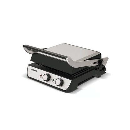 Zephir Bistecchiera 180° Öffnung Elektrogrill für Sandwiches Toaster Timer