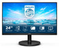 Philips Monitor 24" Full HD LED V Line Black VGA HDMI 241V8L Flat Screen