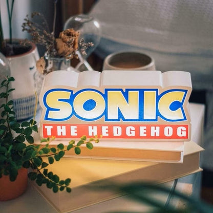 Fizz Lampe Sonic The Hedgehog Logo Licht Nachttischlampe Schreibtischlampe