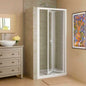 Smeralda folding shower door bubbles acrylic 78-83 - opening 68 cm — Giava