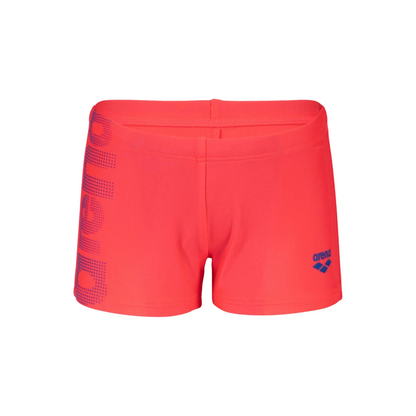 Arena Costume a pantaloncino aderente da piscina-mare da bambino Logo 003612 450 rosso fluo