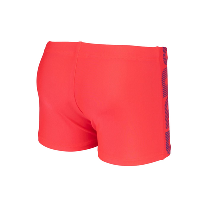 Arena Costume a pantaloncino aderente da piscina-mare da bambino Logo 003612 450 rosso fluo