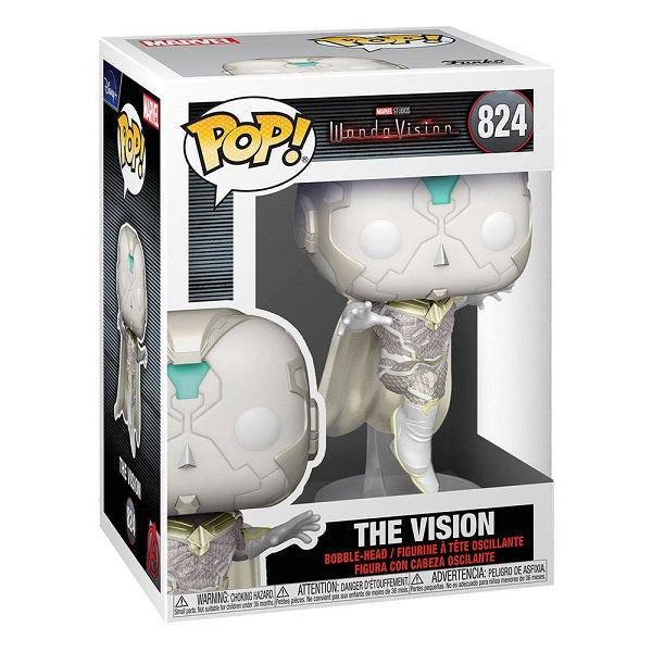 Funko Pop Marvel Wandavision 824 The Vision Vinyl Figure Visione Scarlet Witch