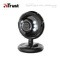 Trust Spotlight Webcam With Internal Microphone And LED Lights PC Desktop Skype USB