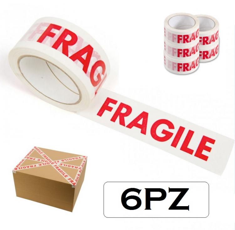 Scotch Klebeband Fragil Verpackung 50X66 6 Stk Pakete Sendungen Kartons