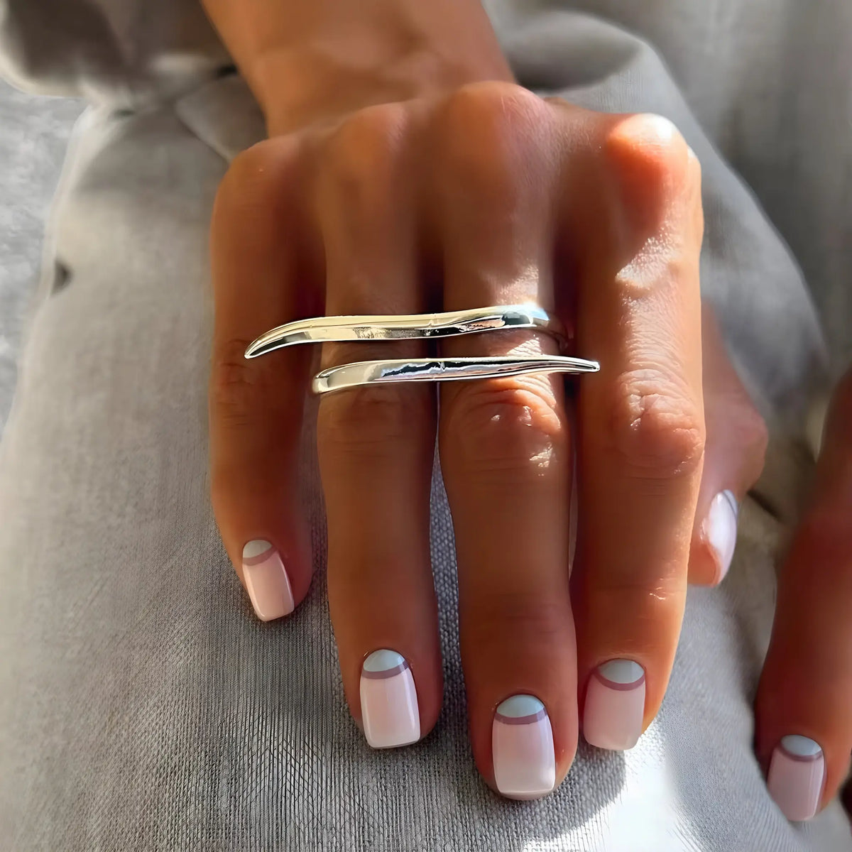 Anello con margherita