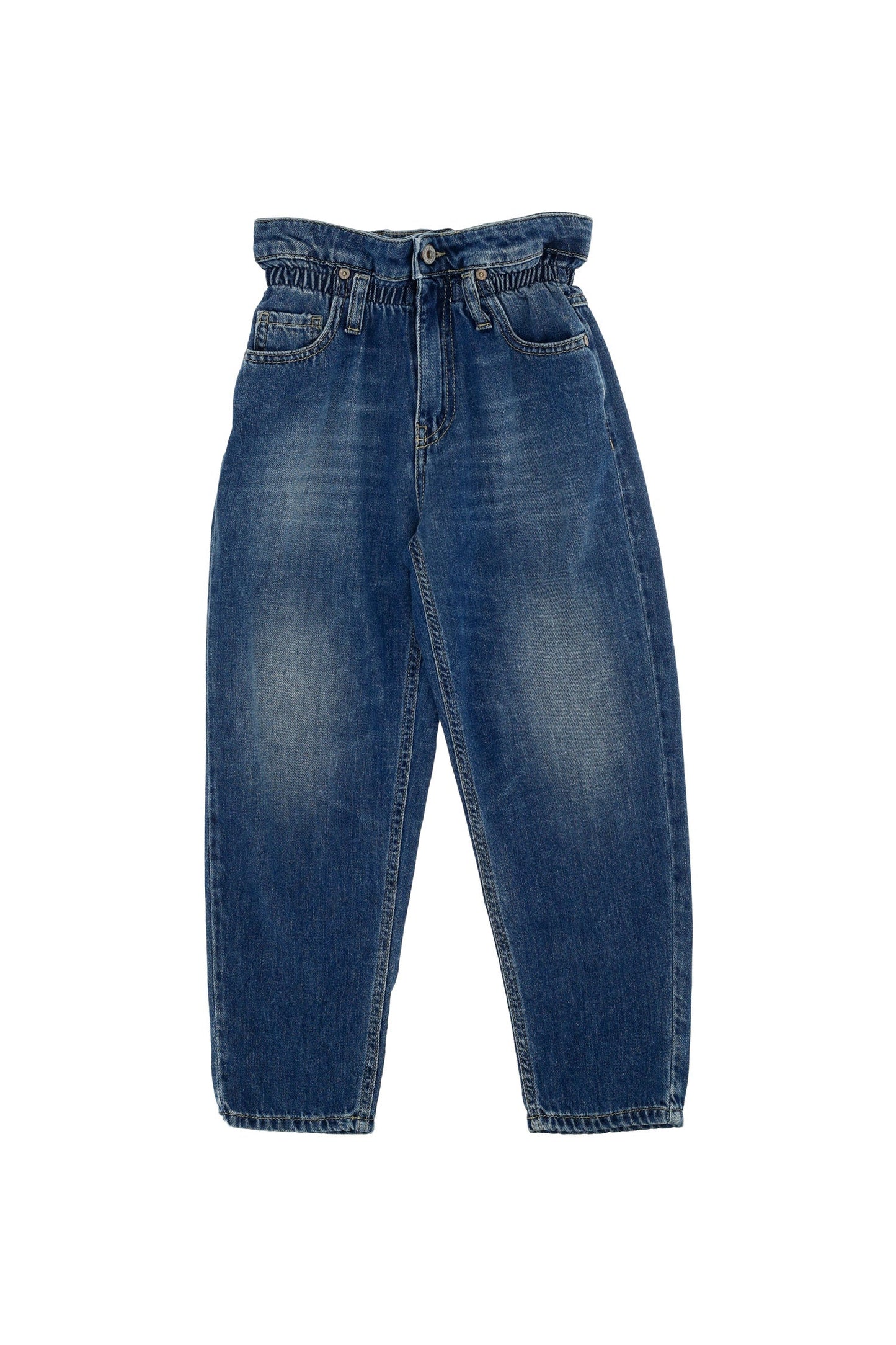 Please Pantalone Denim Paperbag PHG3B37G31 1670 blu denim