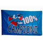 GIANT NAPOLI FLAG 100% ITALIAN CHAMPIONS SCUDETTO LOOP FOR POLE 175X285cm