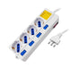 Multipresa 4pos bipasso/schuko spina16A +interr. multipli