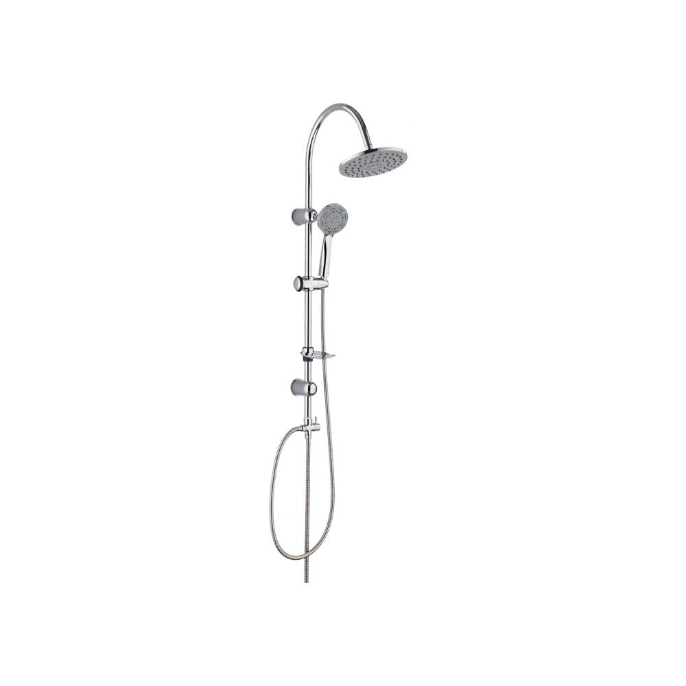 Set colonna doccia monogetto smart TONDA" cromo con deviatore 1/2"