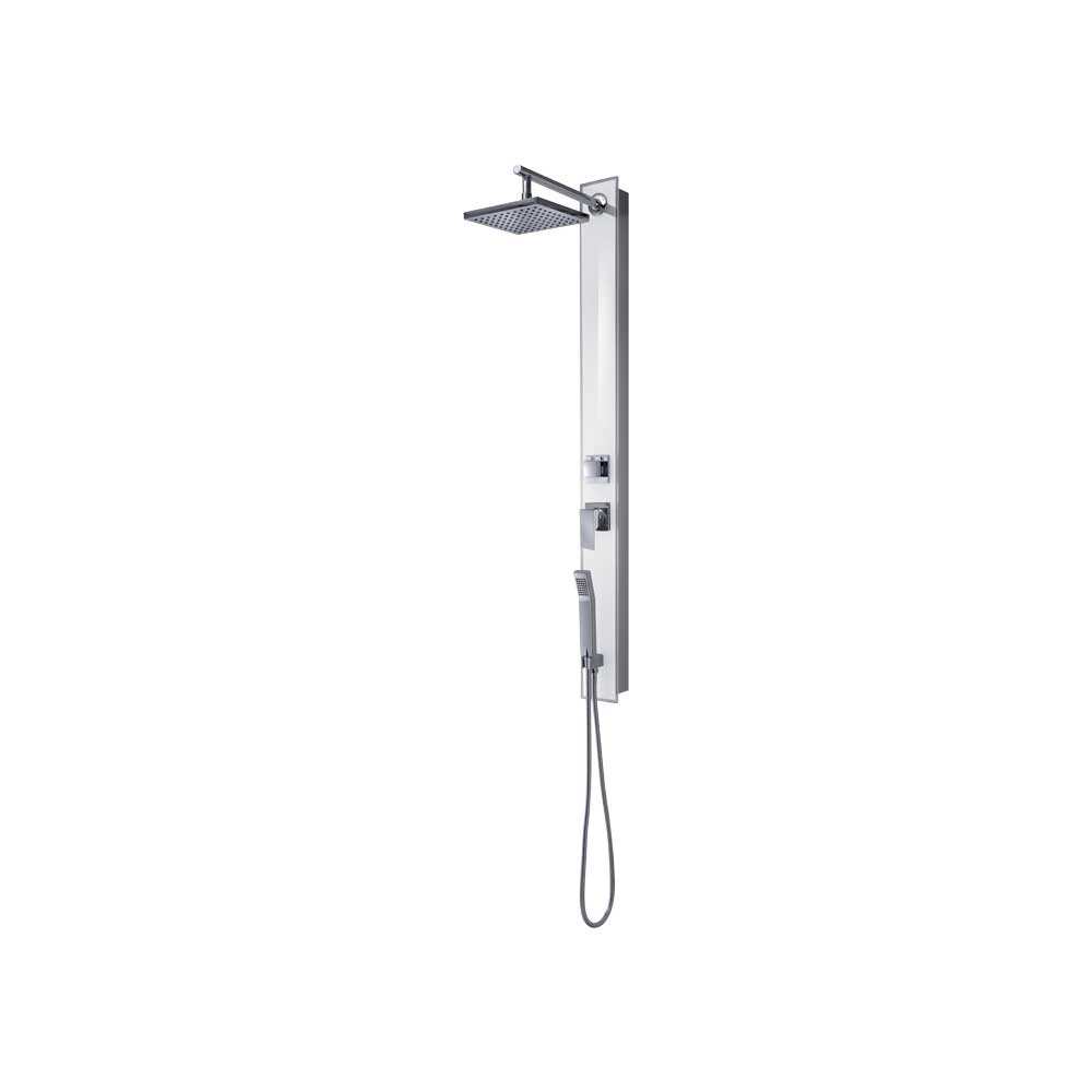 Pannello doccia multifunzione style 01" bianco — GEDY