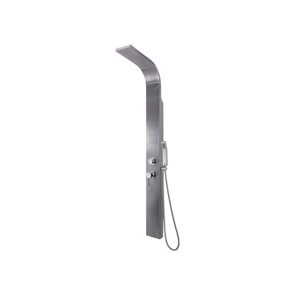 Pannello doccia multifunzione massage 01" INOX spazzolato — GEDY