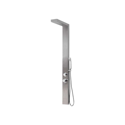 Pannello doccia multifunzione cascade 00" INOX spazzolato — GEDY