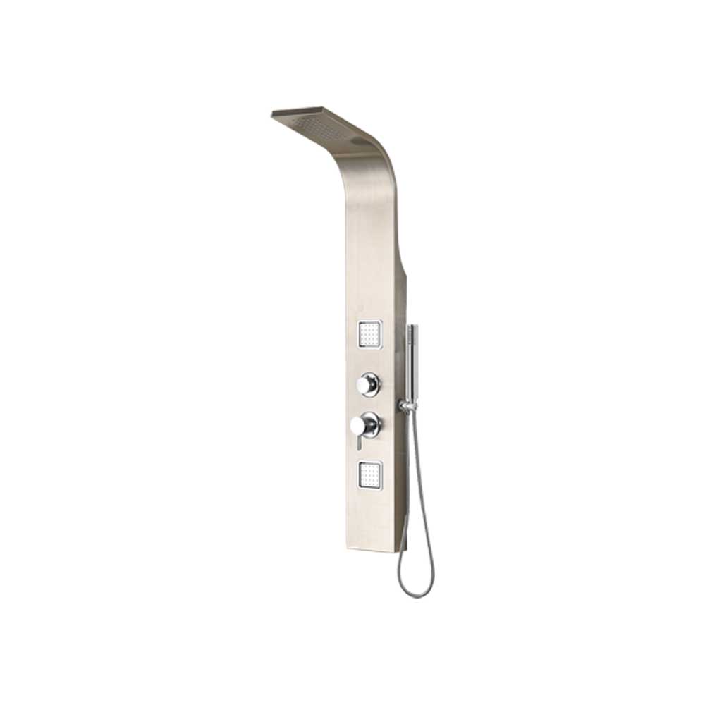 Pannello doccia INOX Vega versione idro — Cardinale Professional