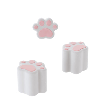 Pouf "Zampa di Gatto" in Morbido Velluto Grigio - Dimensioni 40x40x45cm