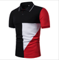 Men's polo shirt, men's classic two-button polo shirt