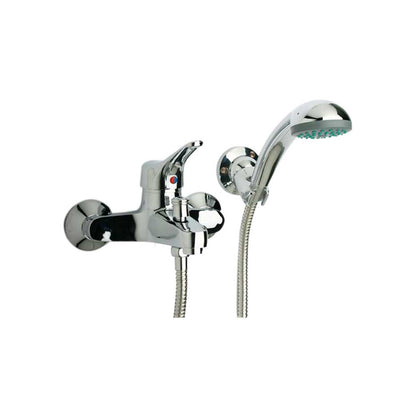 Miscelatore vasca Pilot cromo + kit doccia — Paini