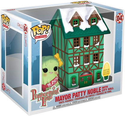 Funko Pop! Town Christmas Peppermint Lane (04) Harry Patty Noble mit Rathaus