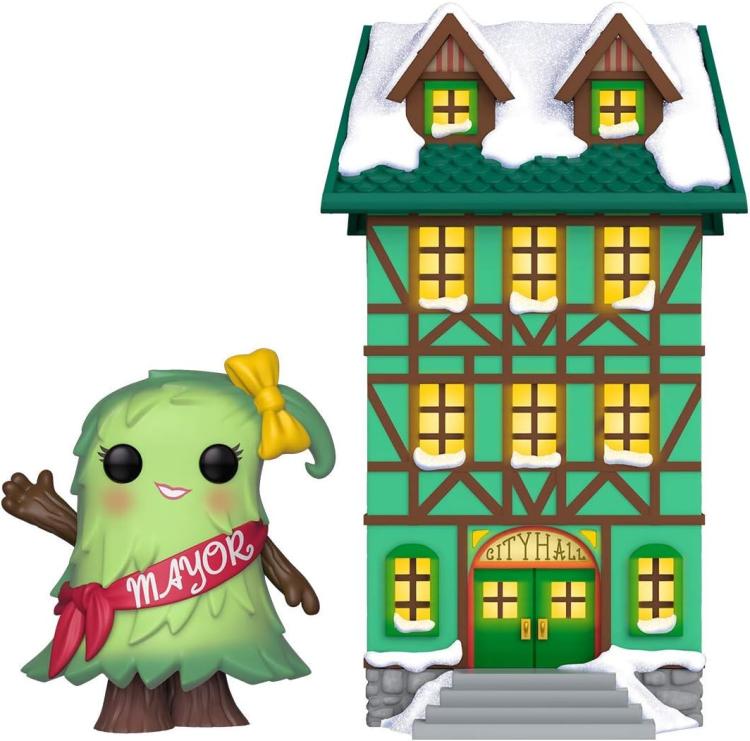 Funko Pop! Town Christmas Peppermint Lane (04) Harry Patty Noble mit Rathaus