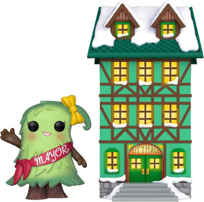 Funko Pop! Town Christmas Peppermint Lane (04) Harry Patty Noble mit Rathaus