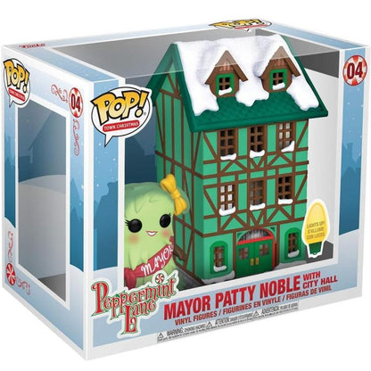 Funko Pop! Town Christmas Peppermint Lane (04) Harry Patty Noble mit Rathaus