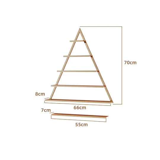 Espositore per smalti da parete in ferro battuto di forma triangolare