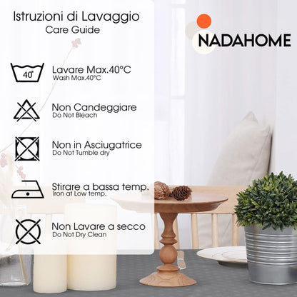 Tovaglia Servizio da Tavola + Tovaglioli 6 Posti Damina in Cotone 0541