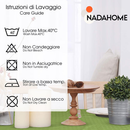 Tovaglia Servizio da Tavola + Tovaglioli 6 Posti Damina in Cotone 0541