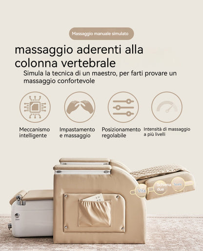 Poltrona Spa per Pedicure e Manicure – Con Vasca Integrata, Braccioli Multifunzionali e Design Elegante