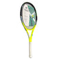 Hb Adult Tennis Racket with Yellow Black Fluorescent Blue Graphics and Cover Included