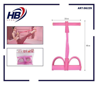 Elastico Fitness Estensore Esercizi Palestra Bodybuilding Pull Reducer Fucsia