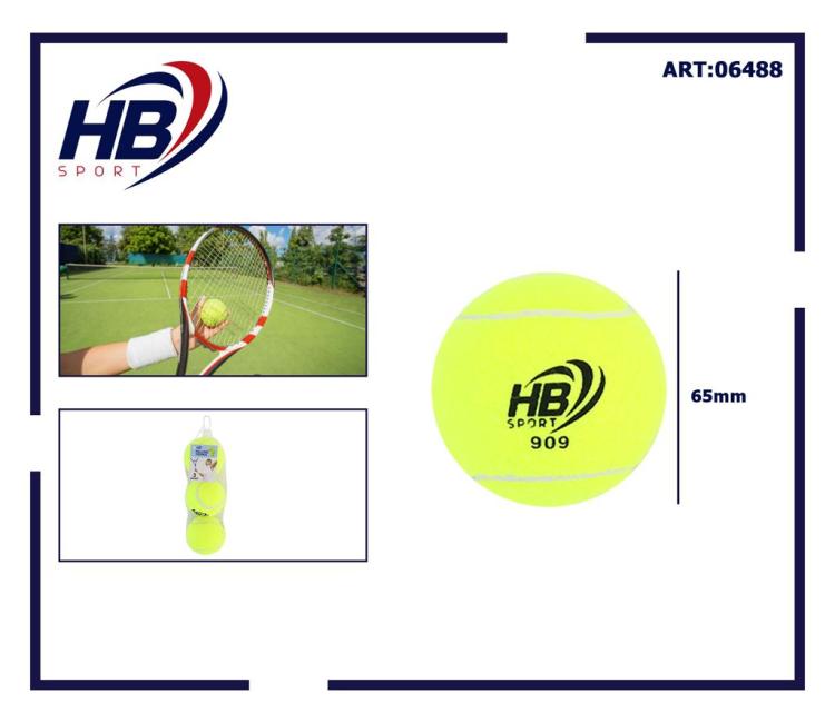 3er Set Gelbe Tennisbälle Trainingsbälle Schlägersport