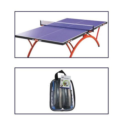 Tischtennisnetz, universell, Tischmontage, mit verstellbaren Klemmen, tragbar, einziehbar
