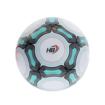 Fußballball, Größe 5, regelkonform, Ø 21 cm - Azurblau