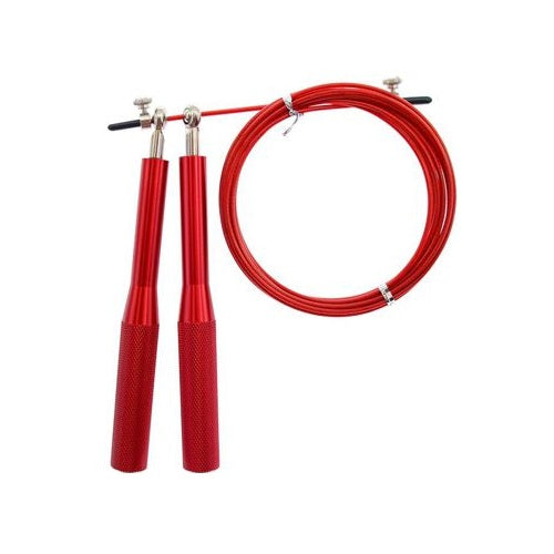 SPRINGSEIL PRO STAHL PVC CARDIO MMA CROSSFIT BOXEN FITNESS ROT