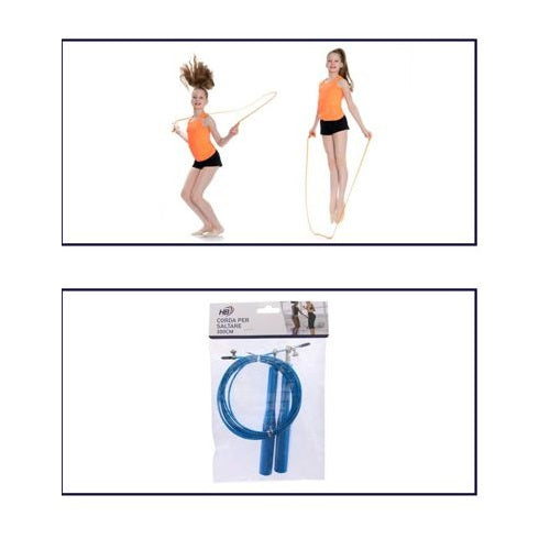 SPRINGSEIL FÜR SPRÜNGE PRO STAHL PVC CARDIO MMA CROSSFIT BOXEN FITNESS BLAU