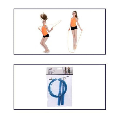 SPRINGSEIL FÜR SPRÜNGE PRO STAHL PVC CARDIO MMA CROSSFIT BOXEN FITNESS BLAU