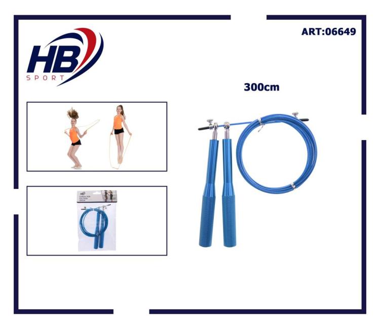 SPRINGSEIL FÜR SPRÜNGE PRO STAHL PVC CARDIO MMA CROSSFIT BOXEN FITNESS BLAU