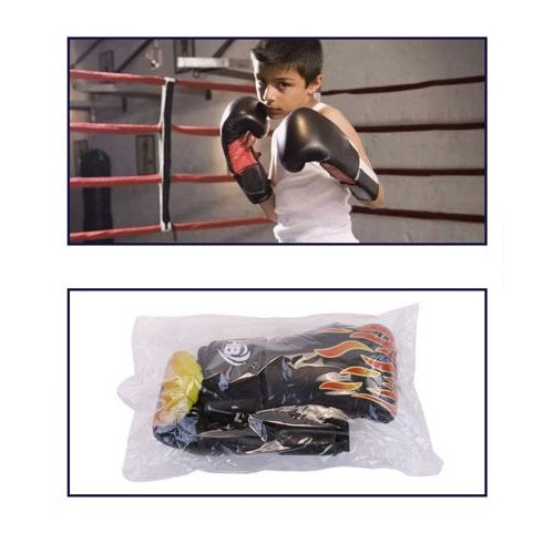 HB BOXHANDSCHUHE PAAR BOXHANDSCHUHE KINDER FÜR TRAINING SACK SCHWARZ