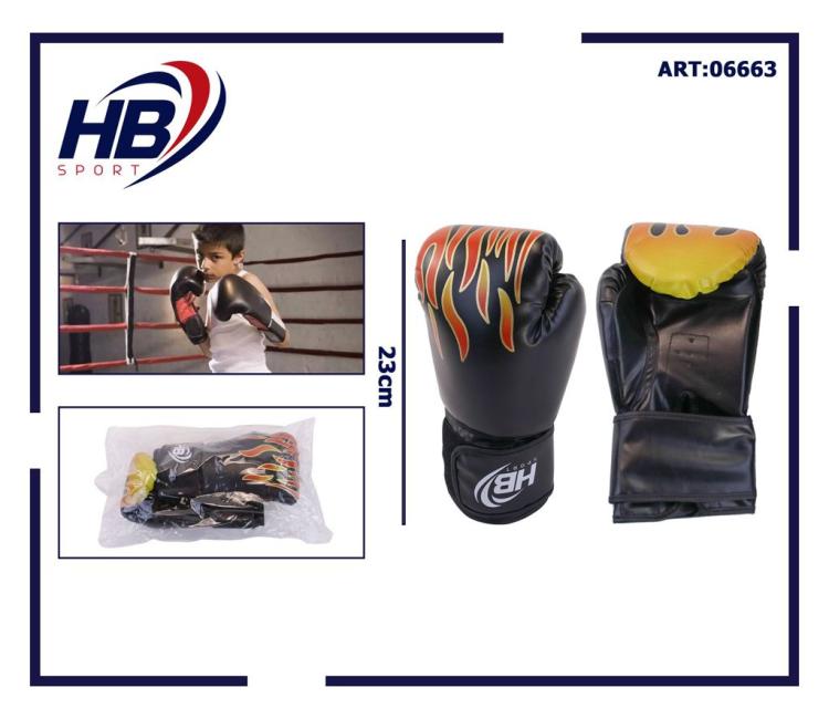 HB BOXHANDSCHUHE PAAR BOXHANDSCHUHE KINDER FÜR TRAINING SACK SCHWARZ