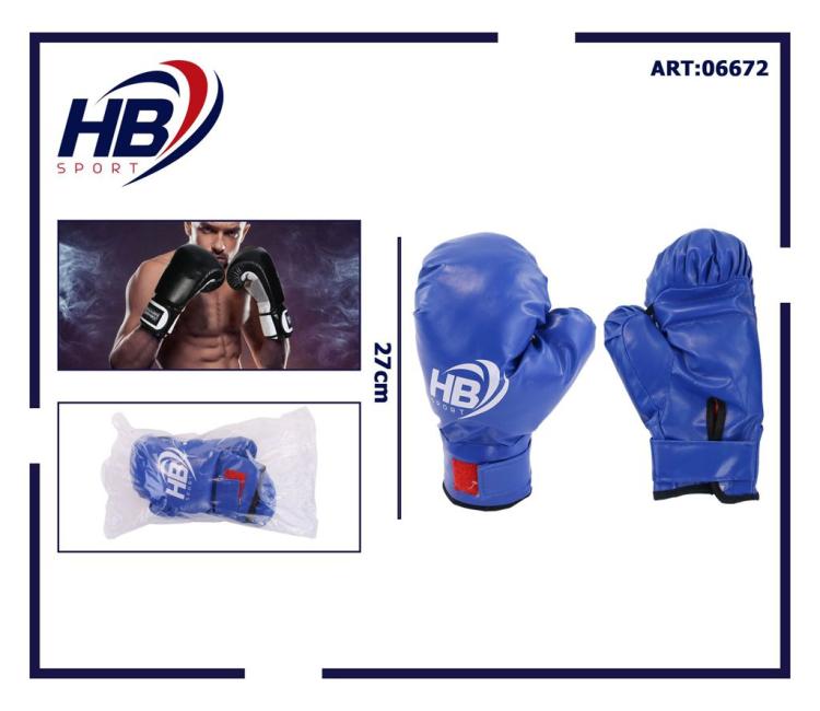 Hb Boxhandschuhe Paar Boxhandschuhe Herren Für Sandsacktraining Blau