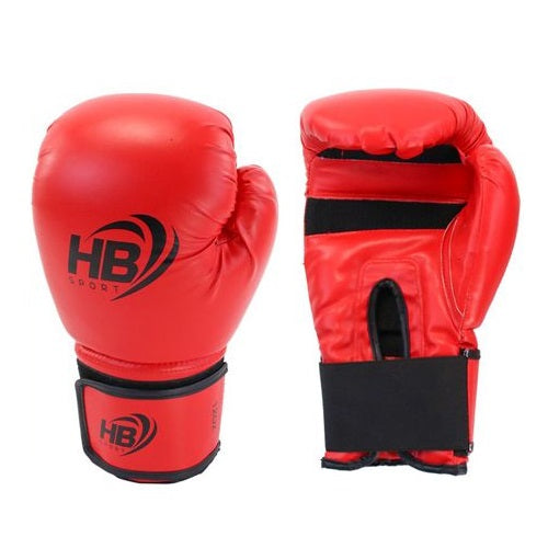 Hb Boxhandschuhe Paar Herren Boxhandschuhe Für Wettkampf Training Sandsack Rot