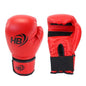 Hb Boxing Gloves Pair Men's Boxing Gloves for Competition Training Bag Red