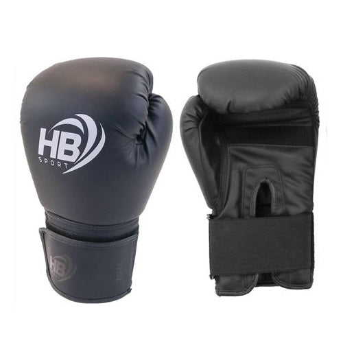 Hb Boxhandschuhe Paar Boxhandschuhe Herren Für Training Boxsack Wettkampf Schwarz