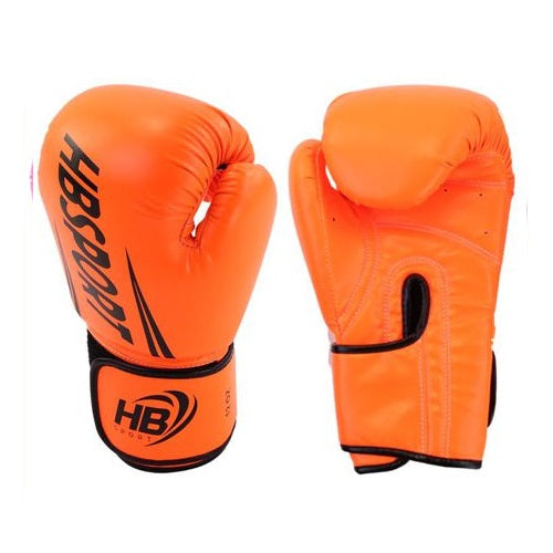 Hb Boxhandschuhe Paar Boxhandschuhe Herren Training Sandsack Wettkampf Orange