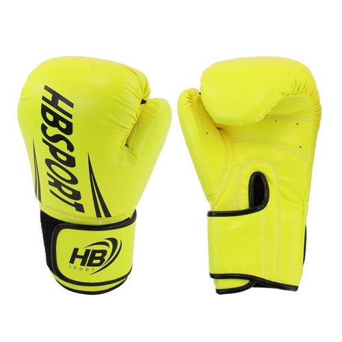 Hb Boxhandschuhe Paar Herren Boxhandschuhe Für Sandsacktraining Gelb