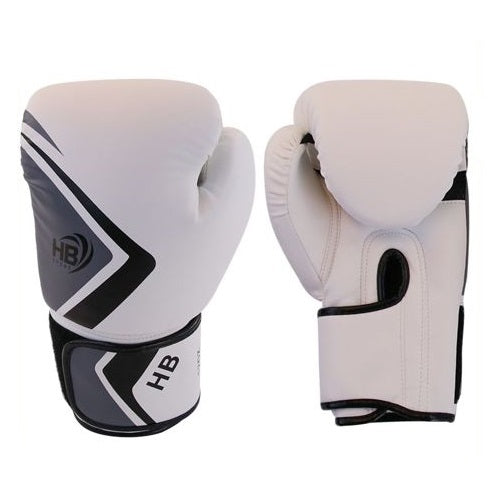 Hb Boxhandschuhe Paar Boxhandschuhe Herren Training Boxsack Wettkampf Weiß