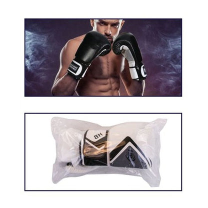 Hb Boxhandschuhe Paar Boxhandschuhe Herren Training Boxsack Wettkampf Weiß
